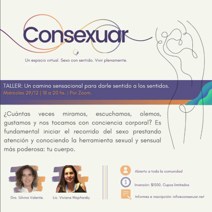 TALLER: Un camino sensacional para darle sentido a los sentidos.